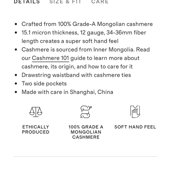 Quince Mongolian Cashmere Sweatpants - Picture 10 of 11